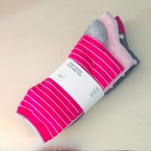 3-Pack of GAP Casual Socks Pink and Gray ❤️